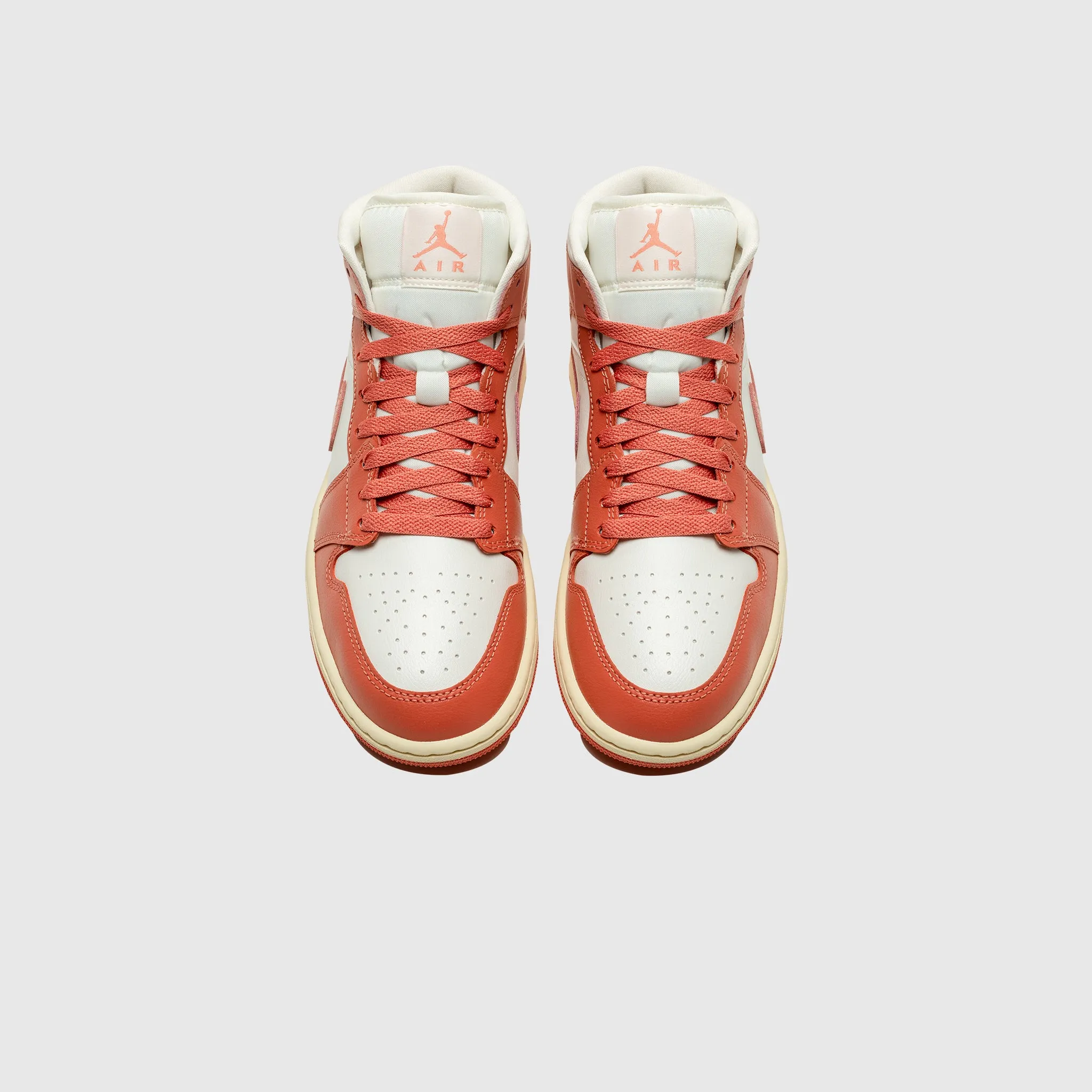 Shine Silver Work Life WMNS AIR JORDAN 1 MID "LIGHT MADDER ROOT"