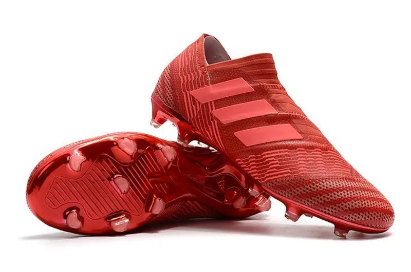 Midfield Play New Adidas Nemeziz FG TPU Soccer Cleats Shoes Red