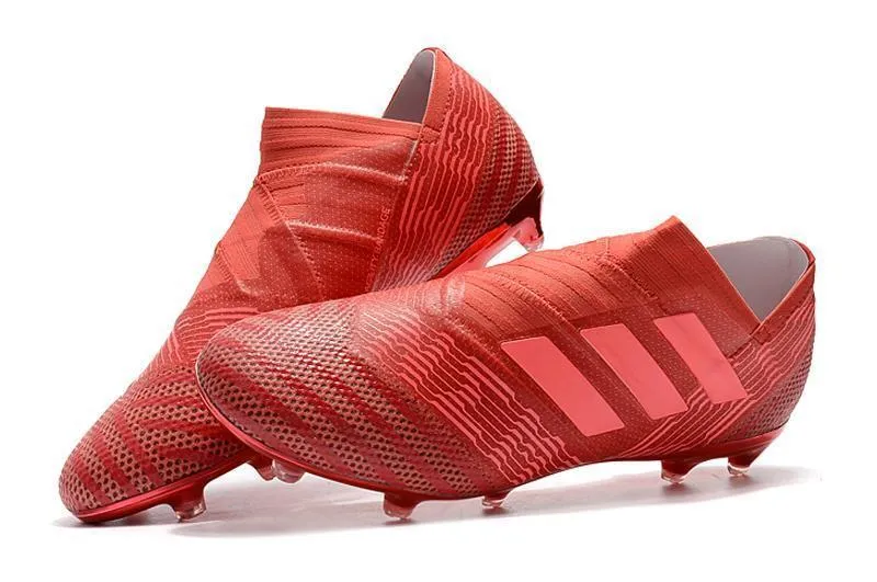 High Speed New Adidas Nemeziz FG TPU Soccer Cleats Shoes Red
