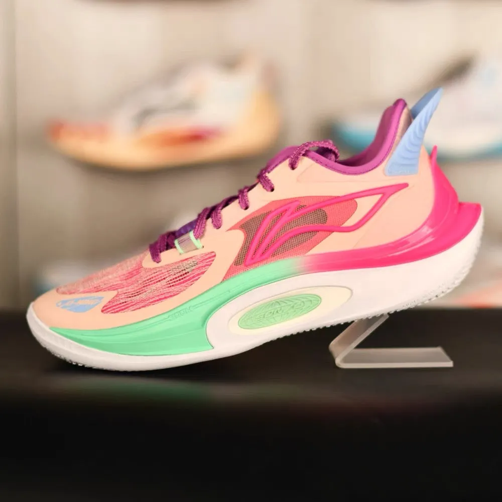 Fred VanVleet x Li Ning Sonic 11 V2 - Sweet Peach Orange Total Game Grip Rebound Foam Core