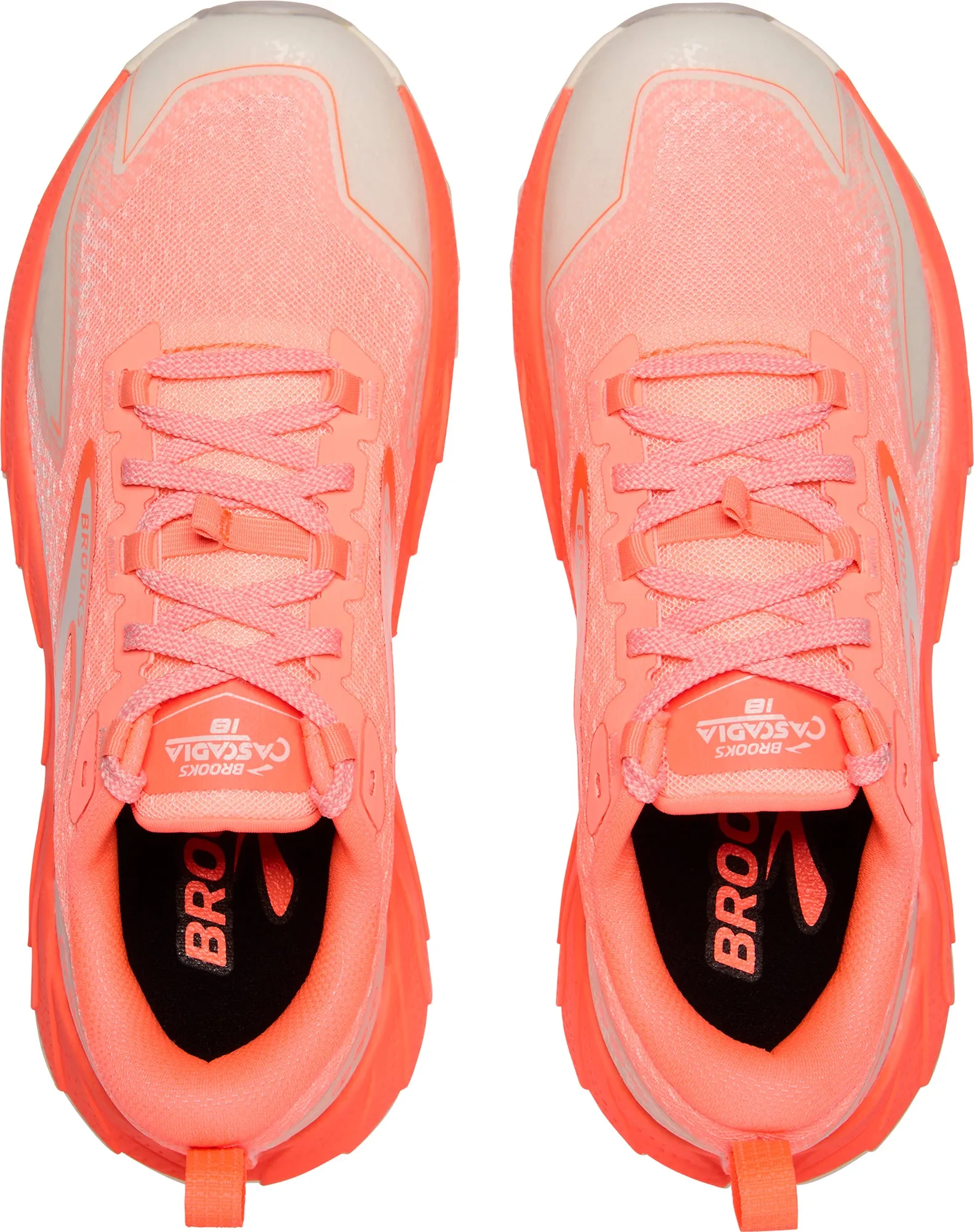 Brooks Cascadia 18 Womens Trail Running Shoes - Orange advanced