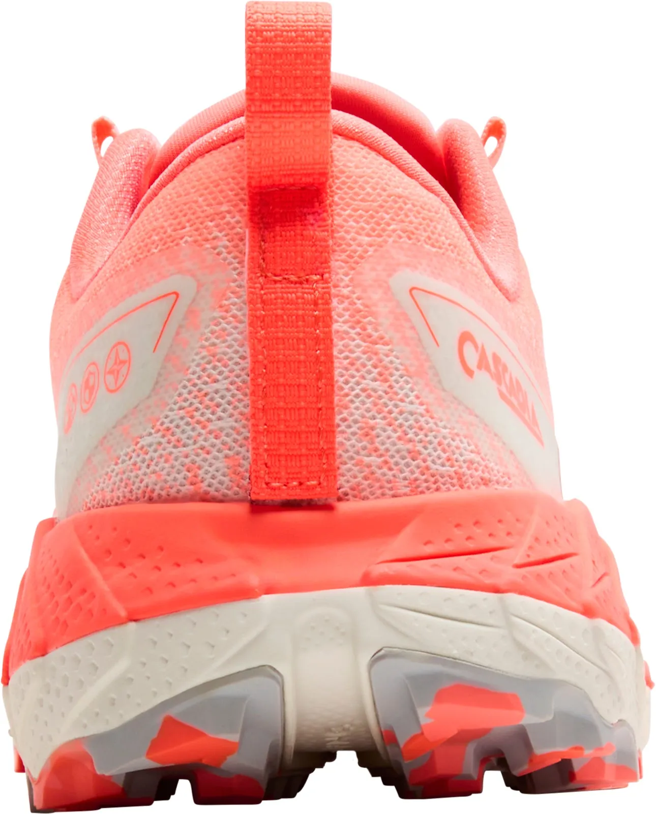Brooks Cascadia 18 Womens Trail Running Shoes - Orange cross - strap shoes training aid