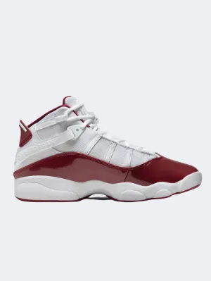 Proprietary Cushion System Silk Feel Nike Jordan 6 Rings Men Basketball Shoes White/Red
