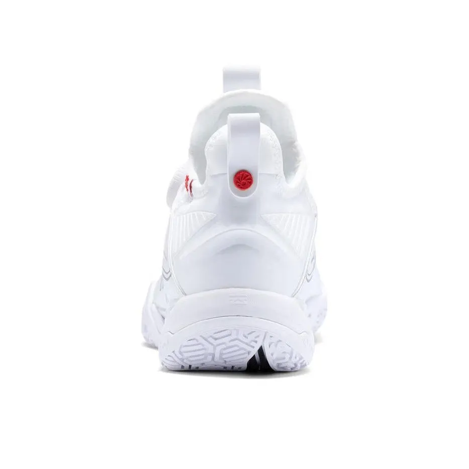 Dynamic Support System Athletic Li-Ning Ground Flying 2 Max / Saga II Max Badminton Shoes - White