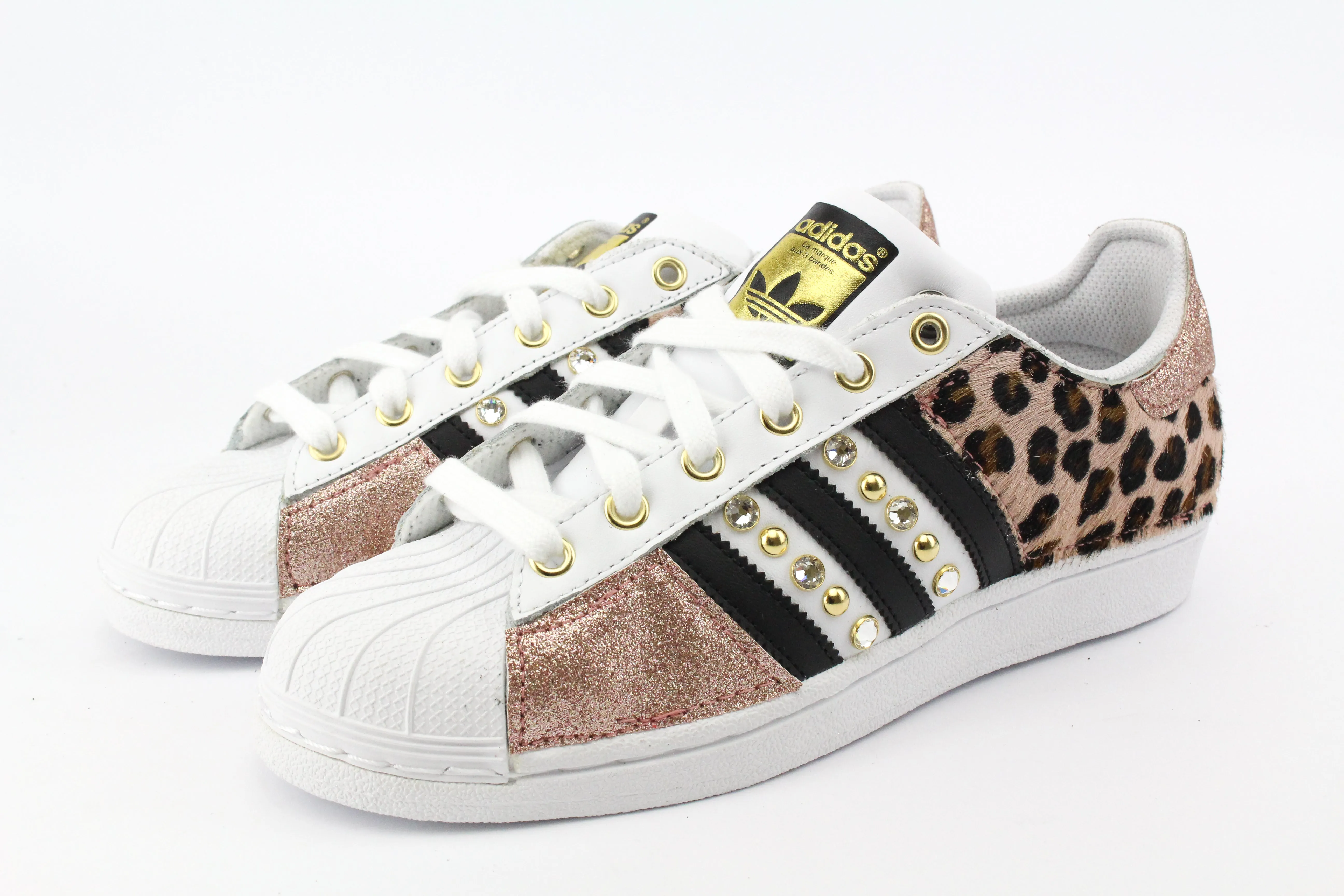 Adidas Superstar Maculate Glitter Pink & Borchie Light Motion adult style
