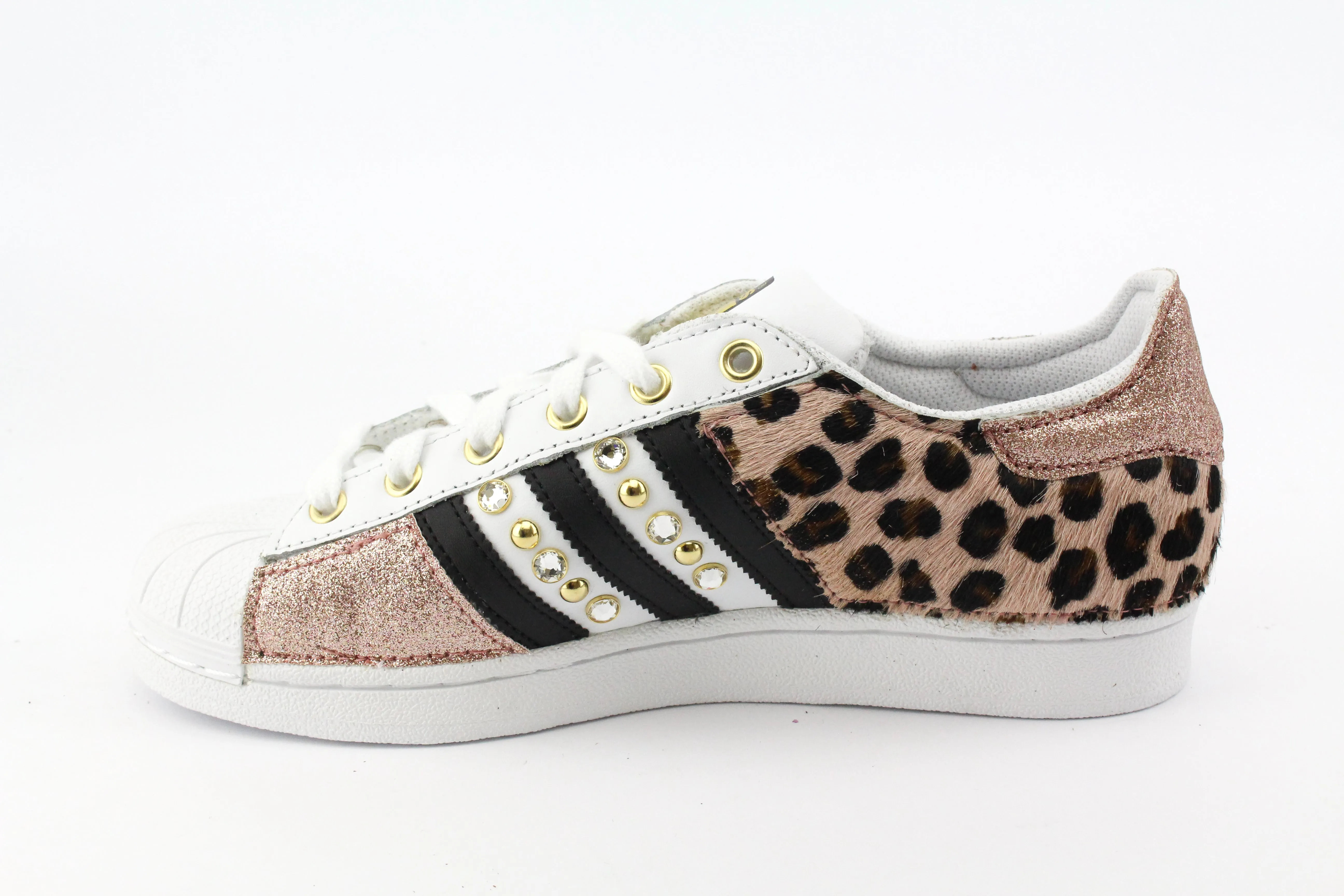 Adidas Superstar Maculate Glitter Pink & Borchie Kids Pick