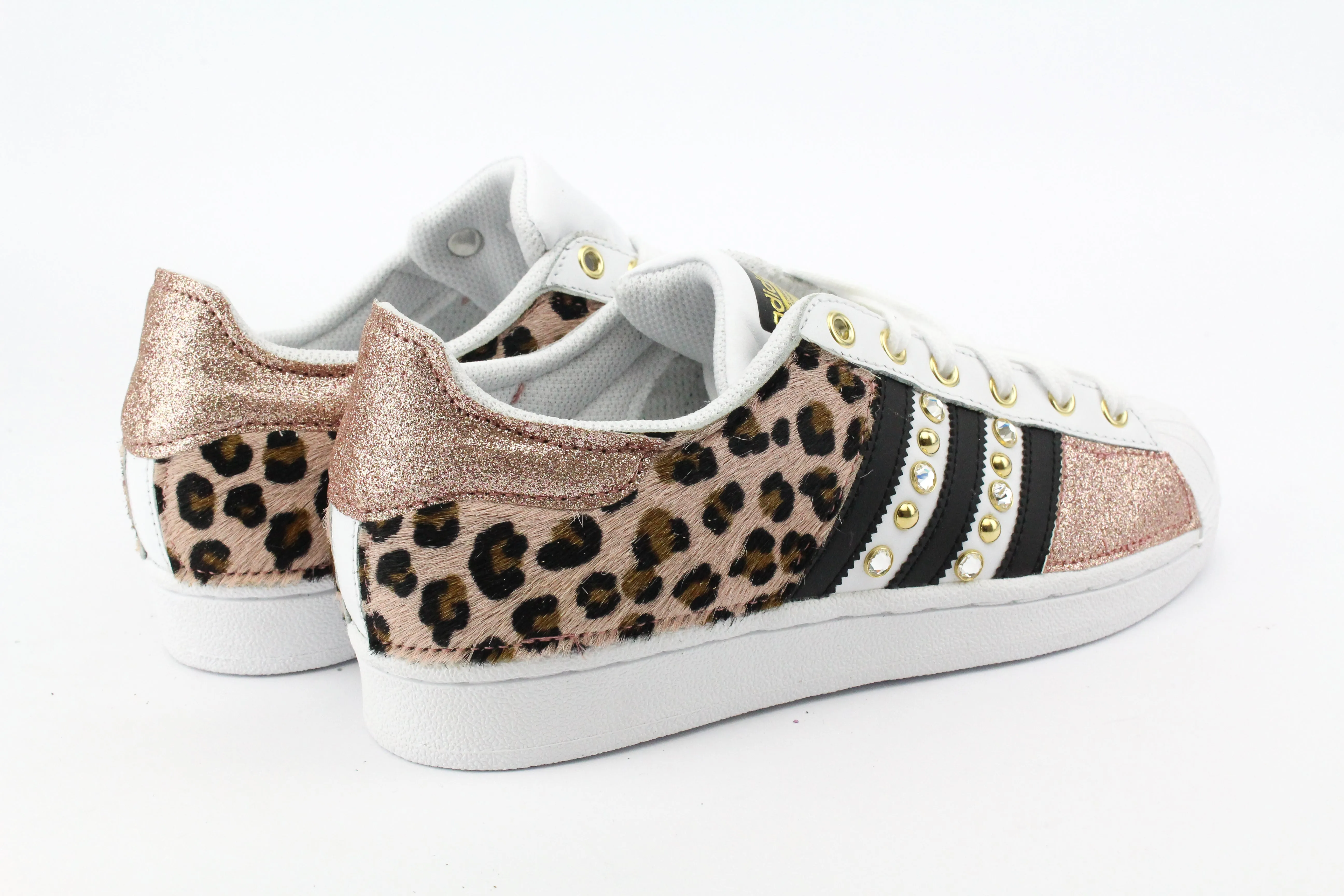 Adidas Superstar Maculate Glitter Pink & Borchie Spring Walk