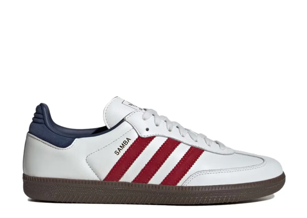Adidas Samba OG Team Victory Red Night Indigo Minimalist Style Effortless Motion