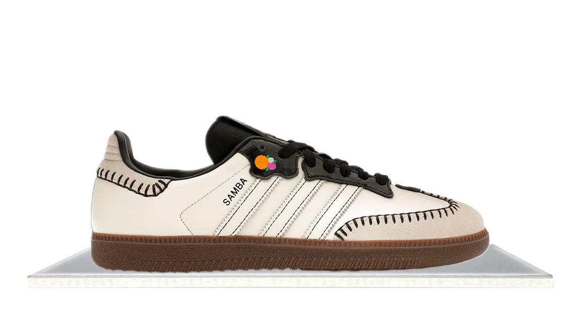 Adidas Samba D??a de Muertos Pack 'Off White' Silver Glow Easy Entry