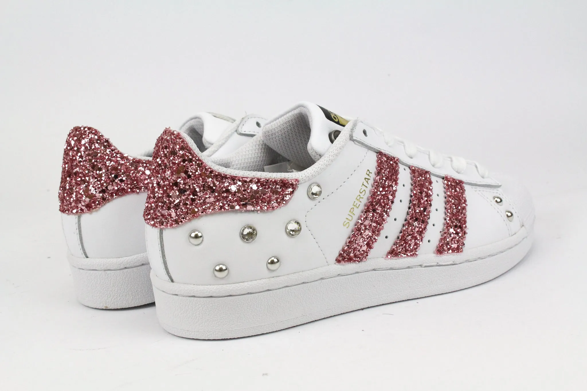 Evening Pace Adidas Superstar Pink Glitter & Strass