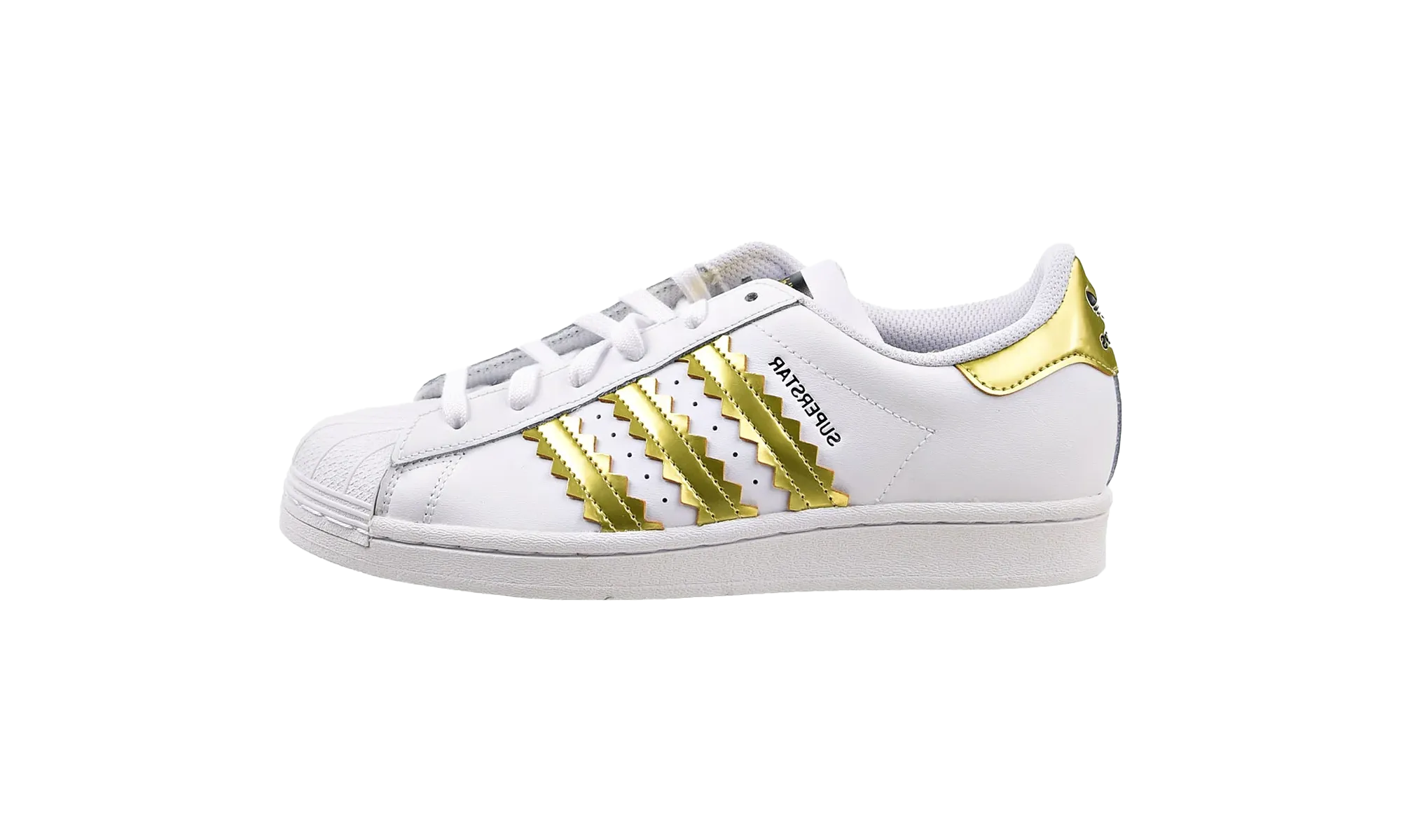 Quilt Warm Durable Traction Superstar WMNS "Cloud White / Matte Gold"