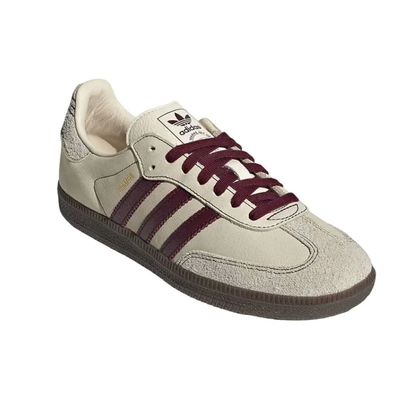Comfy Routine Adidas Samba OG Wonder White Maroon
