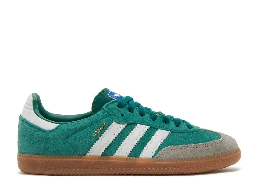 Adidas Samba OG Collegiate Green Gum Grey Toe Commuter Fit