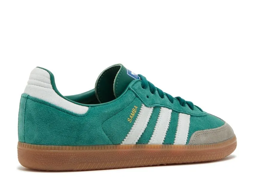 Work Friendly Adidas Samba OG Collegiate Green Gum Grey Toe