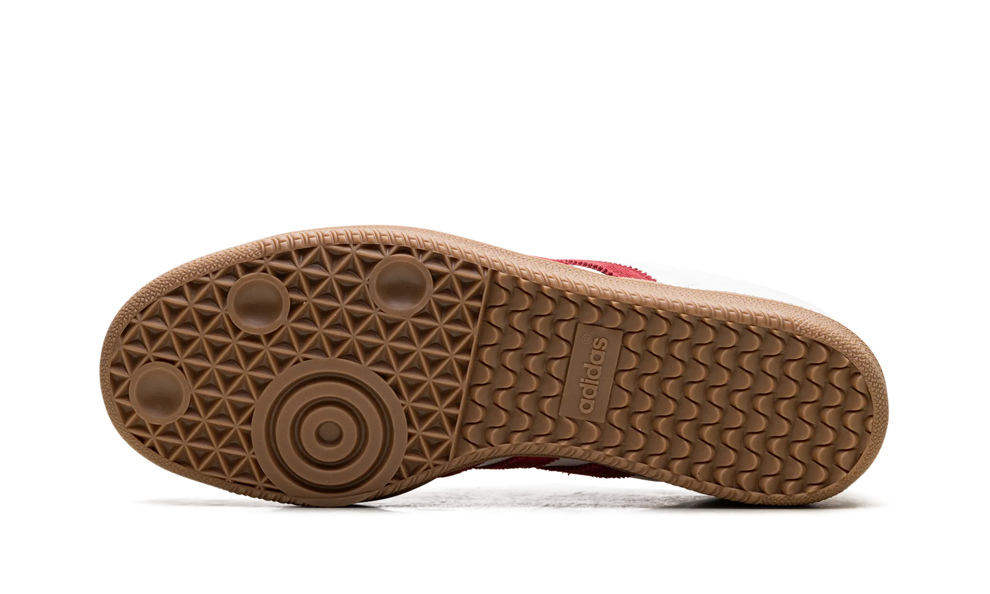 Samba OG "Core White Better Scarlet" Minimal Stitch