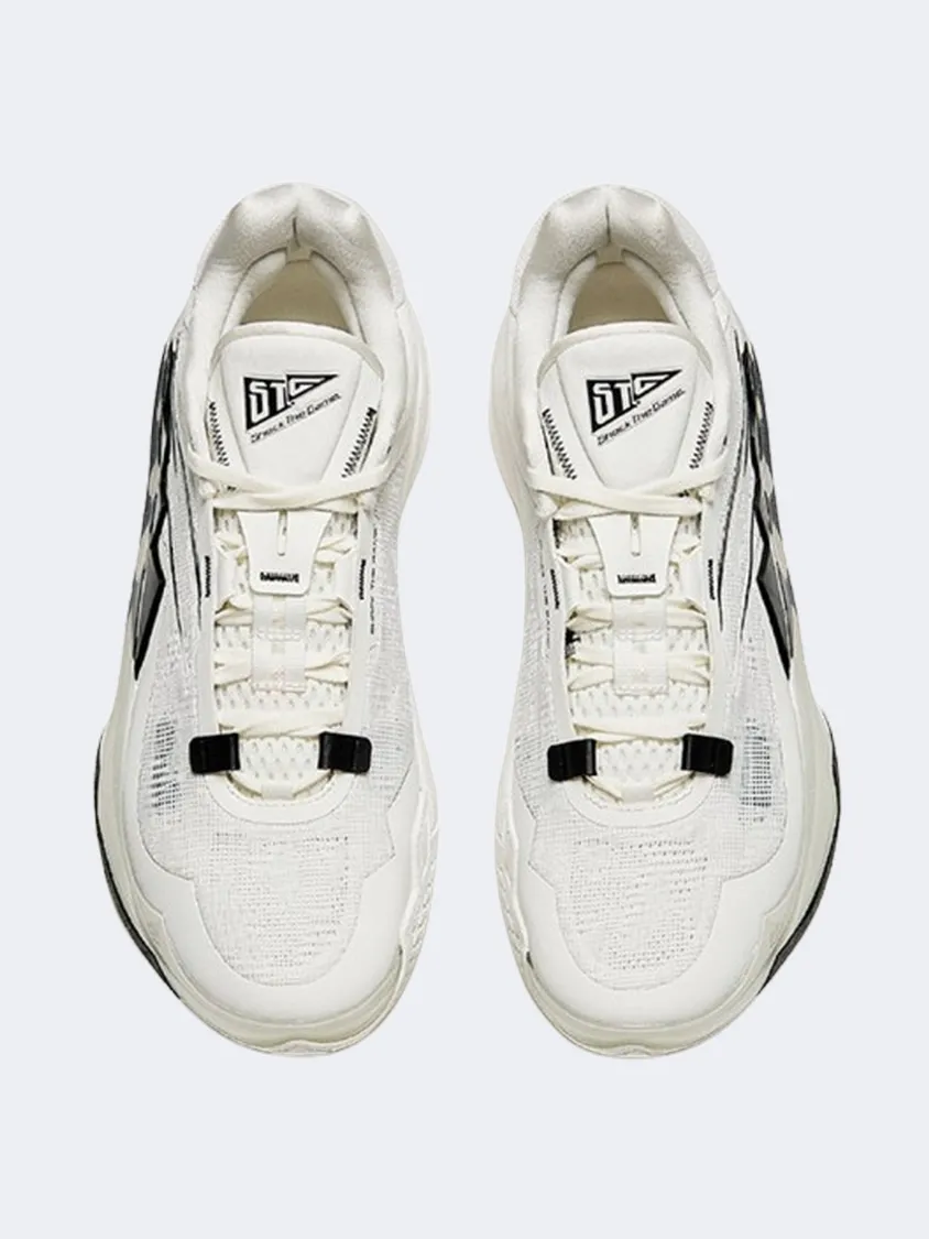 Anta Shock The Game Furious 1 Men Basketball Shoes White/Black Dad Pick Wool Warm