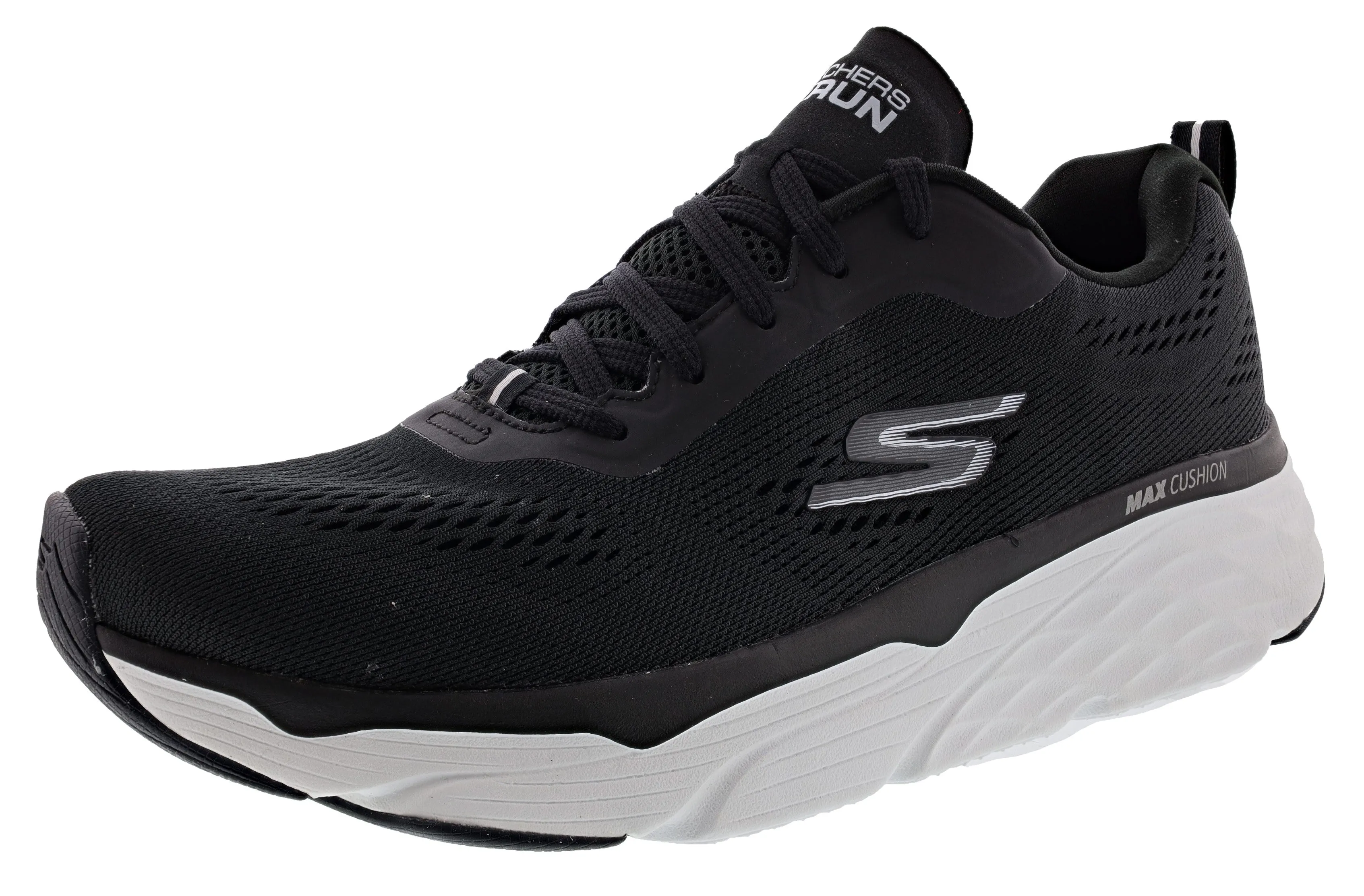 Skechers Men's Max Cushioning Elite Terminus Lace-Up Running Shoes Energy Rise Injury Safe