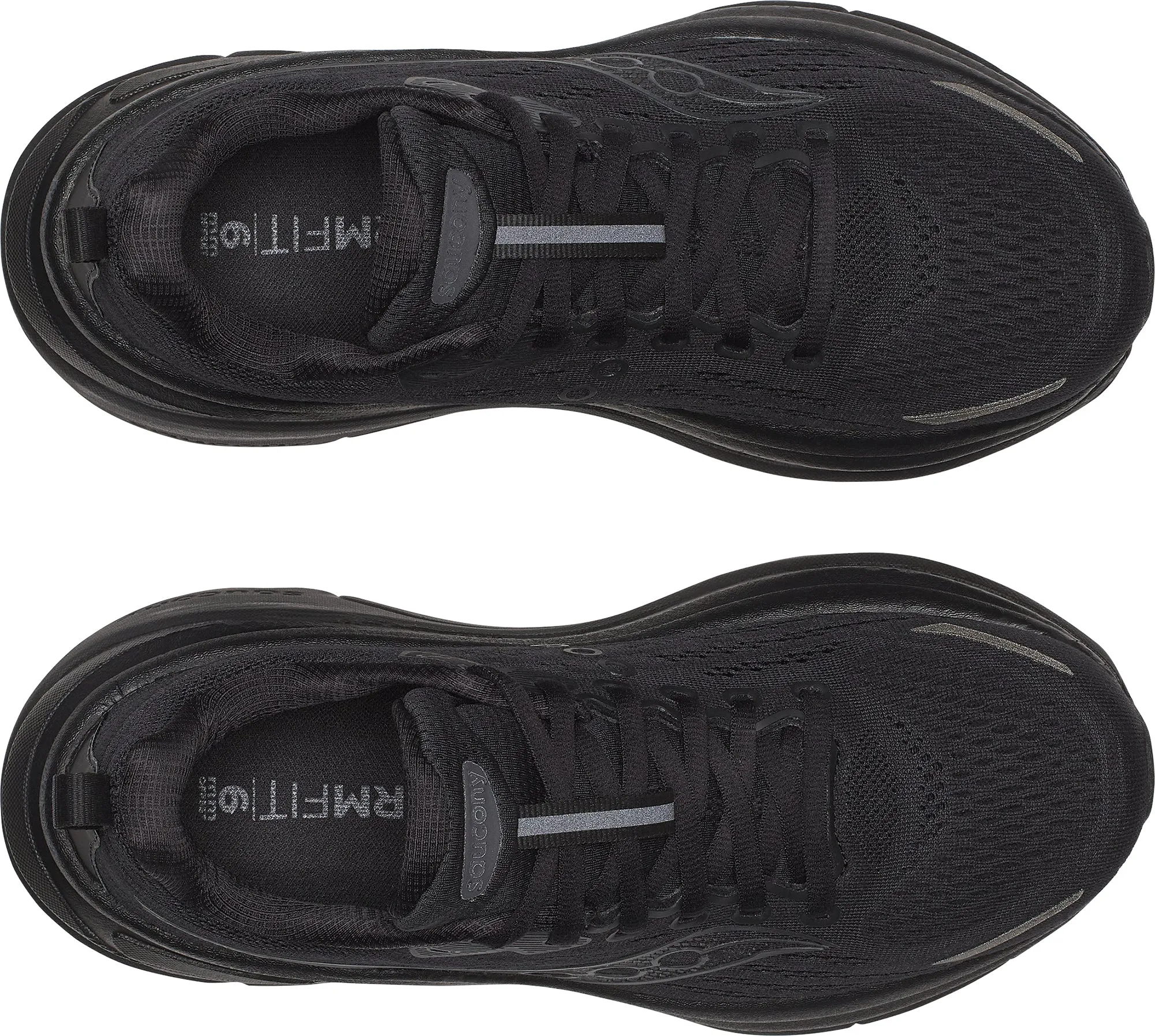 Saucony Hurricane 25 Womens Running Shoes - Black Full Range
