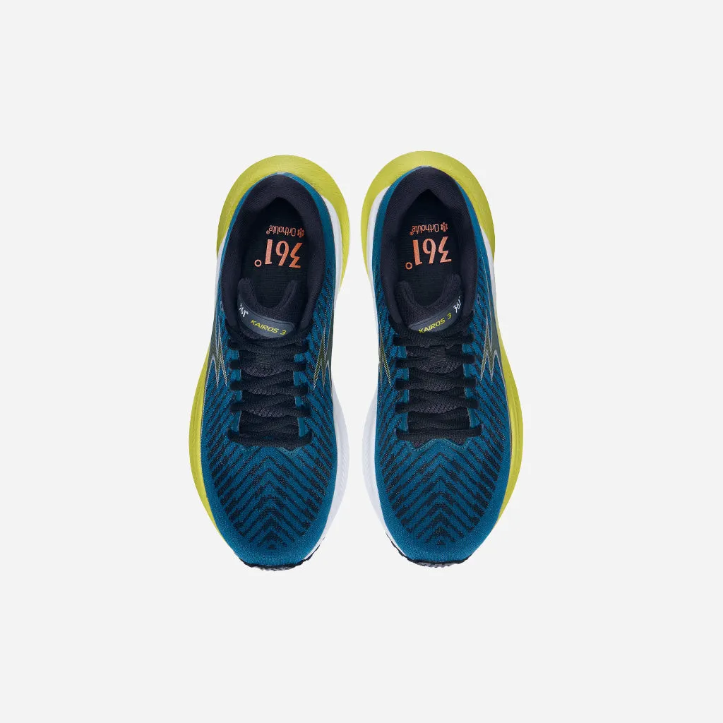361-KAIROS 3: Dark Moss/Chartreuse Ultra Light Midsole Breathable Heel Panel