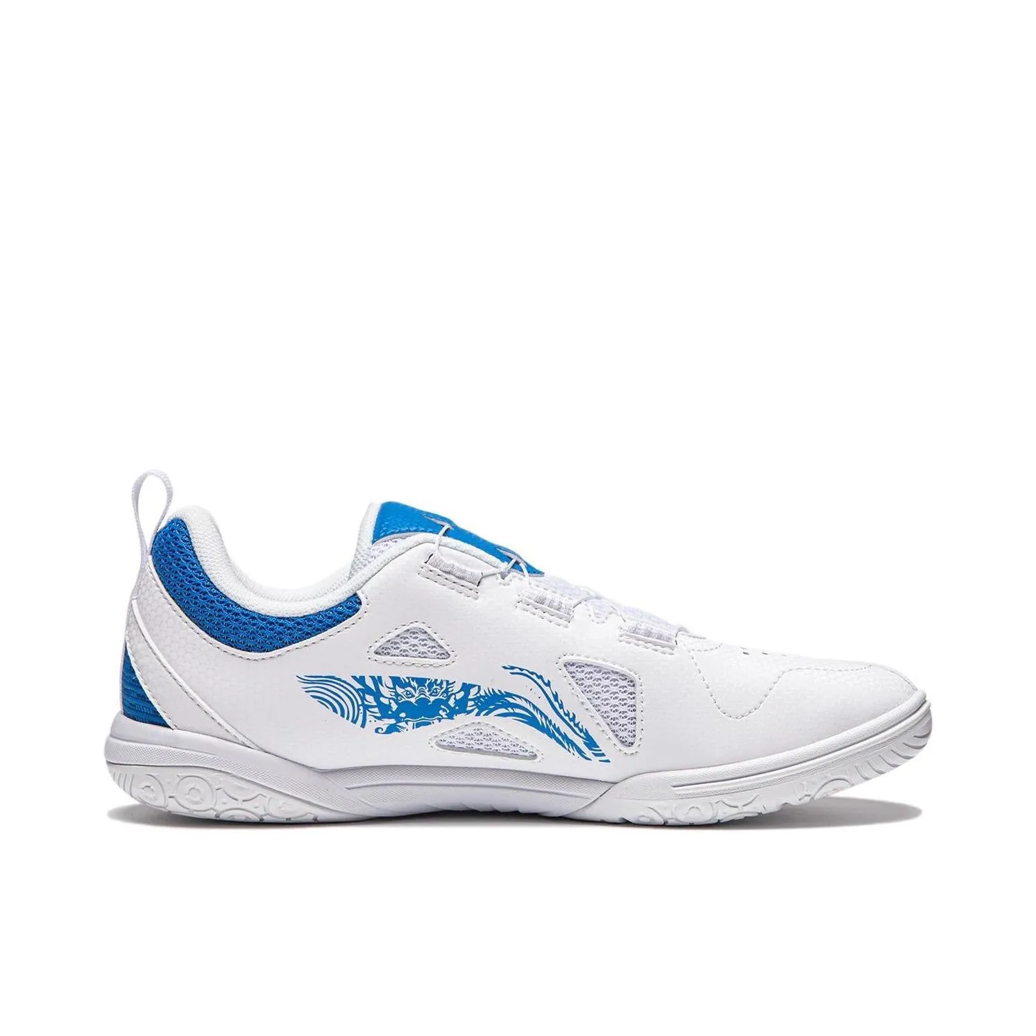 ??Wang Chuqin??Li-Ning Mage Pe Table Tennis Shoes - Blue and white porcelain Torsion Control System Cool Trend