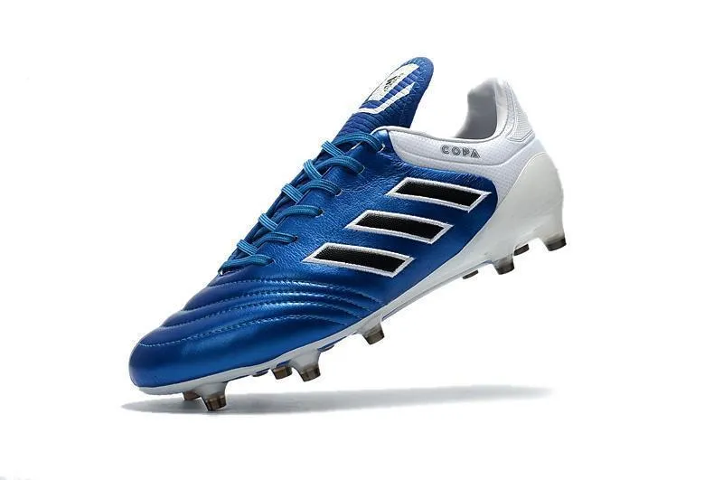 Adidas Copa 17.1 FG Soccer Cleats Shoes Blue Black White Upper Comfort Cool Mesh