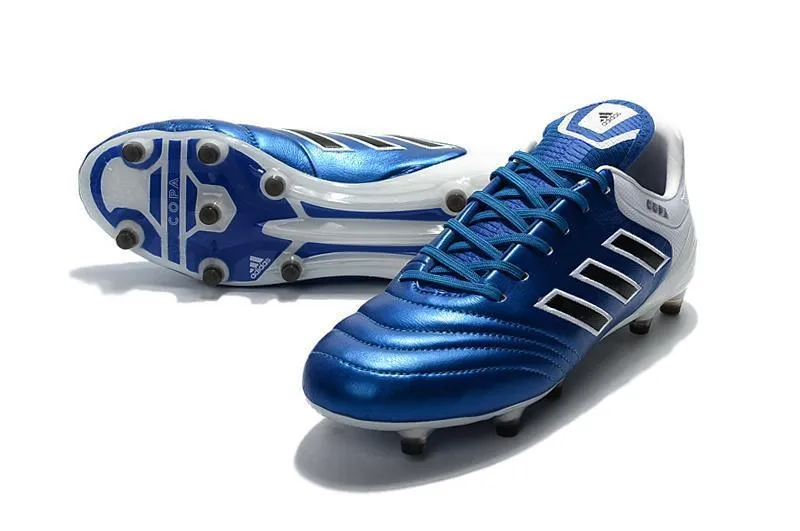 Adidas Copa 17.1 FG Soccer Cleats Shoes Blue Black White Cold Insulation Daily Motion