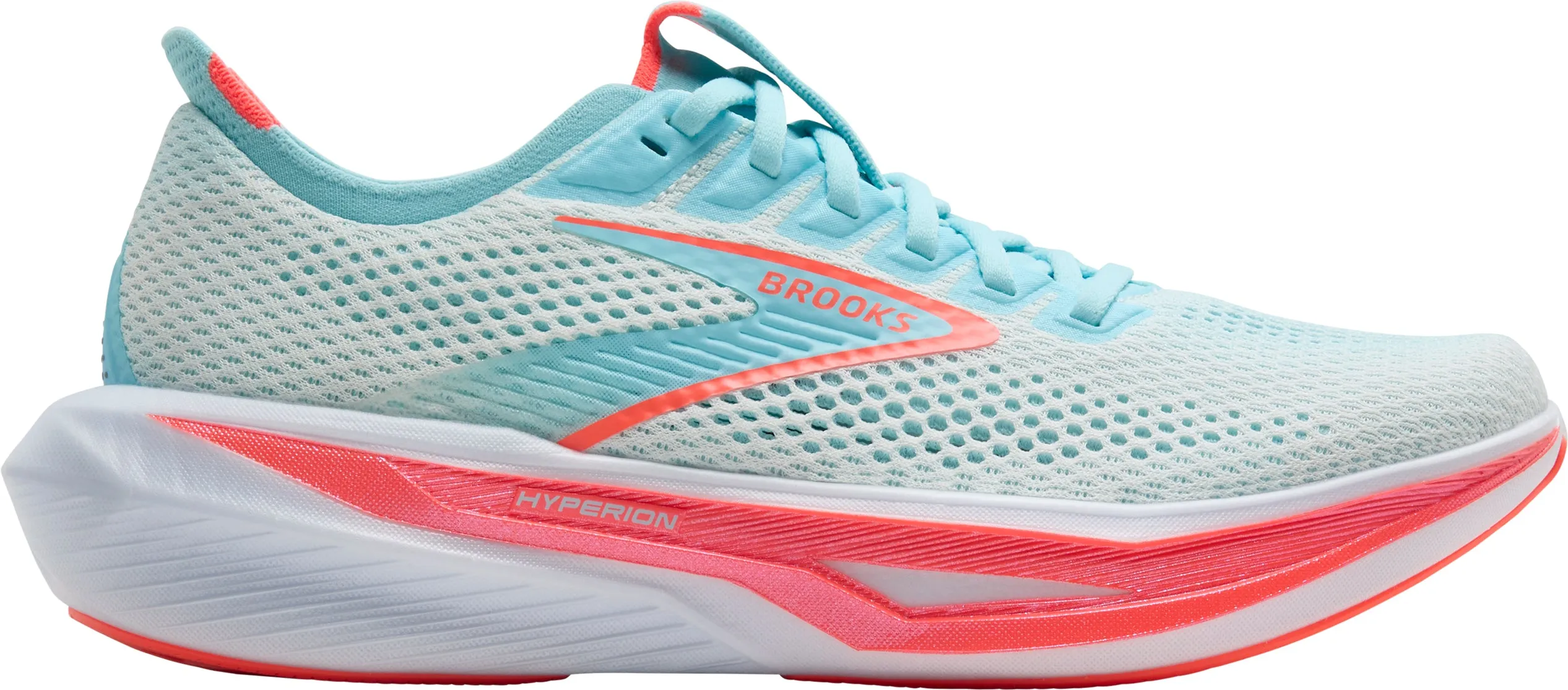 Rebound Enhancing Rocker Party Shoes Brooks Hyperion 3 Womens Running Shoes - Blue