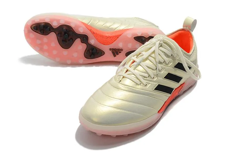 New Adidas Copa 19   FG MD Soccer Cleats Shoes Cream Midfoot Support Reflex Touch