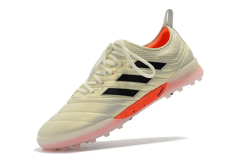 Cushioned heel New Adidas Copa 19   FG MD Soccer Cleats Shoes Cream