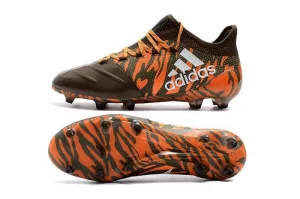 Narrow Fit New Adidas X 17.1 FG Soccer Cleats Shoes Gray Orange White