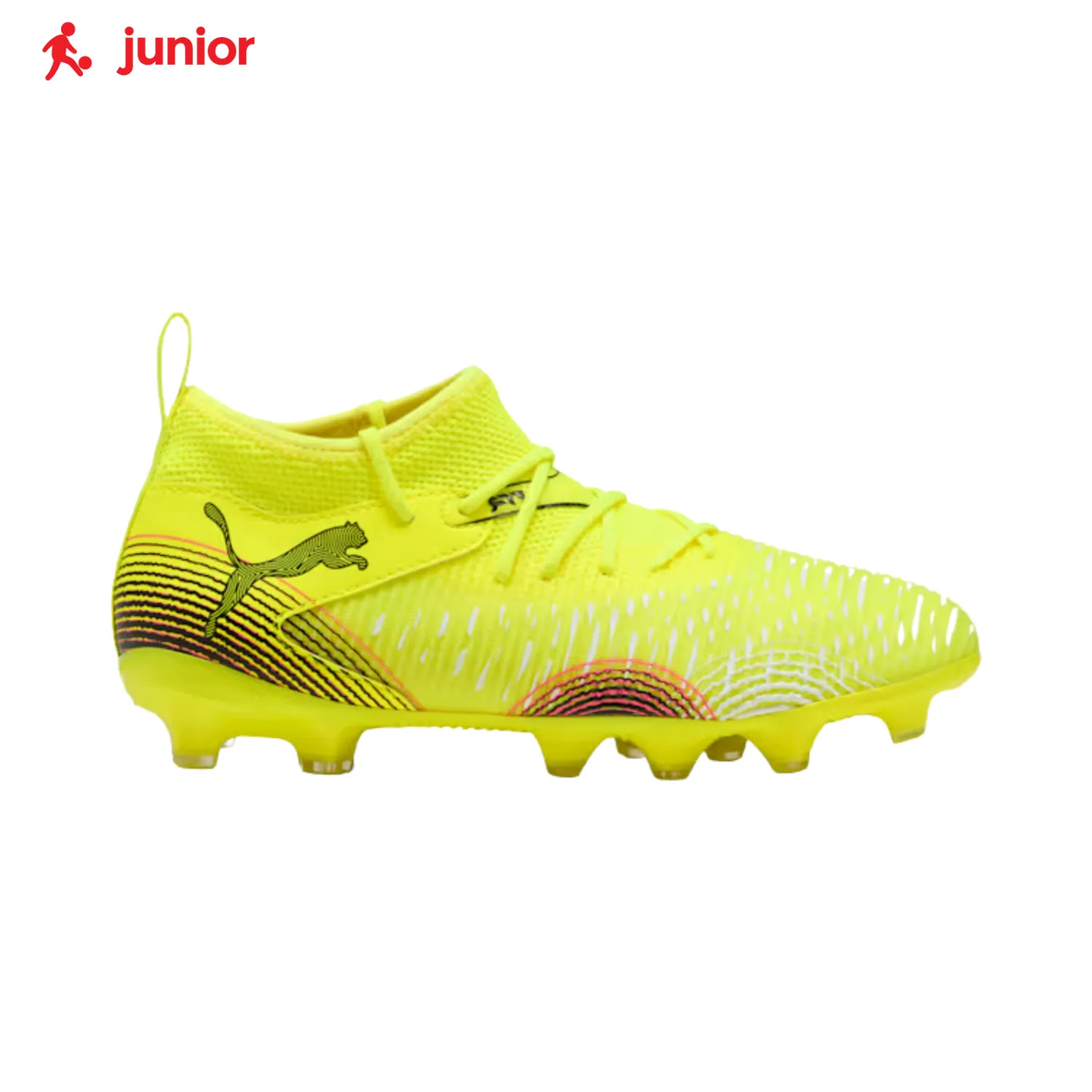Quick Reaction Puma Junior Future 8 Match Firm/All-Ground Cleats