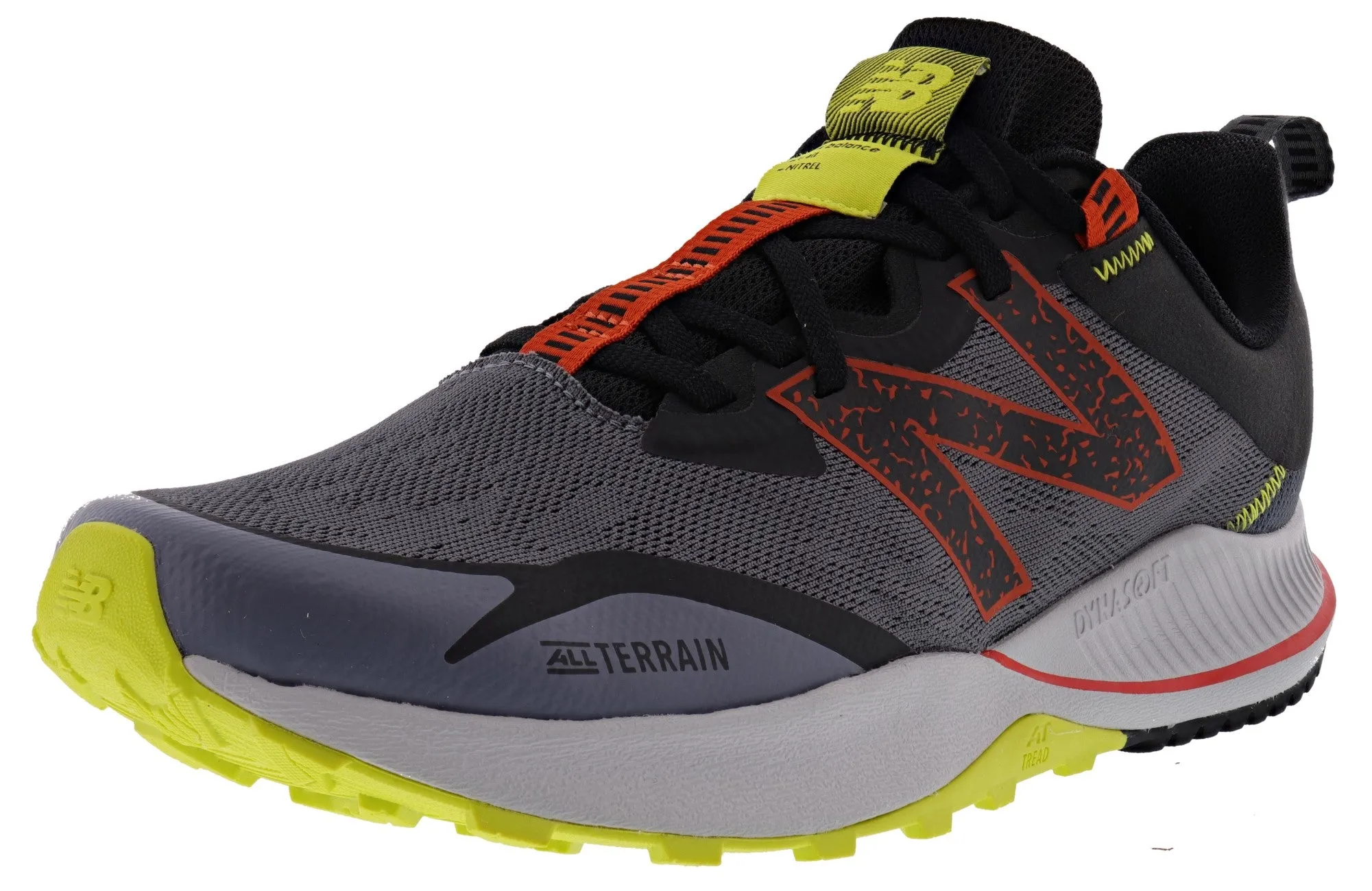 Neutral Base New Balance Men's Dynasoft Nitrel V4 Lightweight Wide Width 4E Trail Running Shoes
