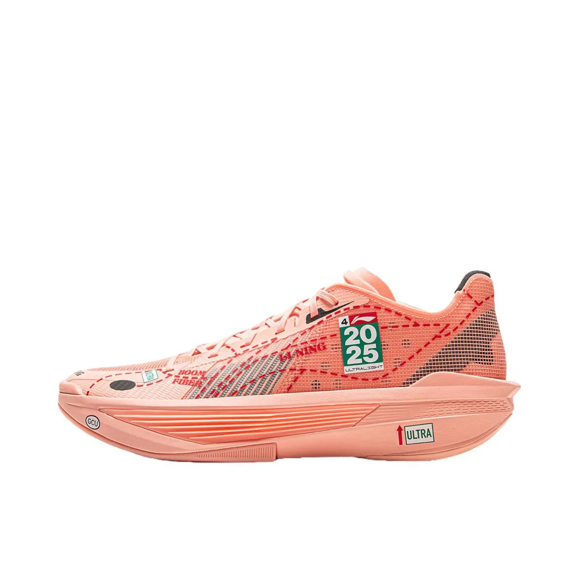 Durable Toe Guard Li-Ning Ultra Light 2025 Supercar Club - Peach Powder