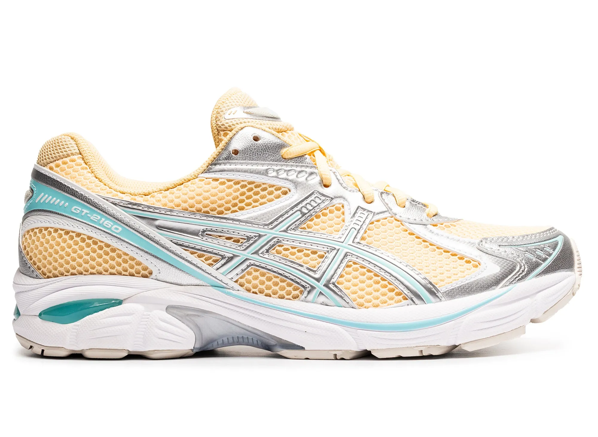 Ventilated Sides Contoured Ankle Collar Asics GT-2160 'Light Orange / Larimar Blue'