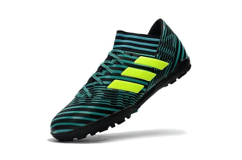 New Adidas Nemeziz Series TF Soccer Cleats Shoes Green Black Lime Power Control