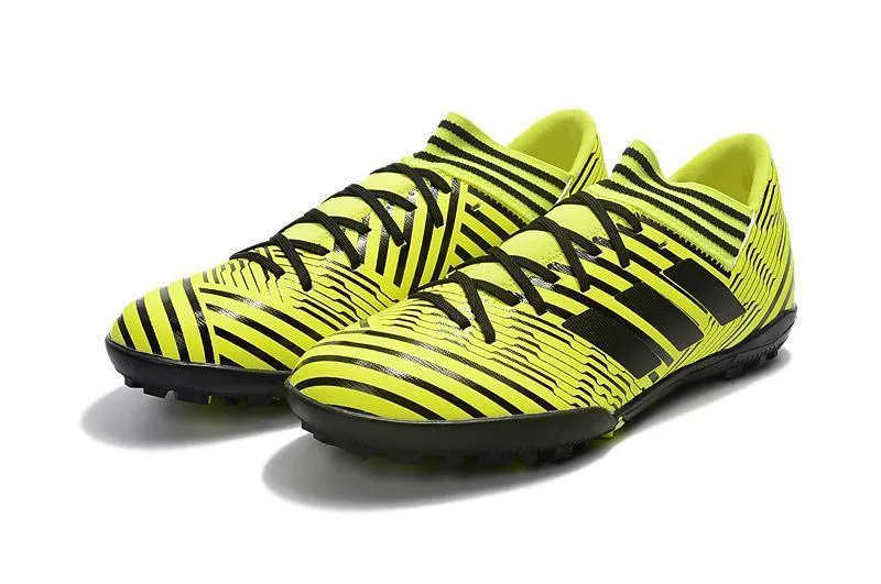 Field Match New Adidas Nemeziz Series TF Soccer Cleats Shoes Lime Black