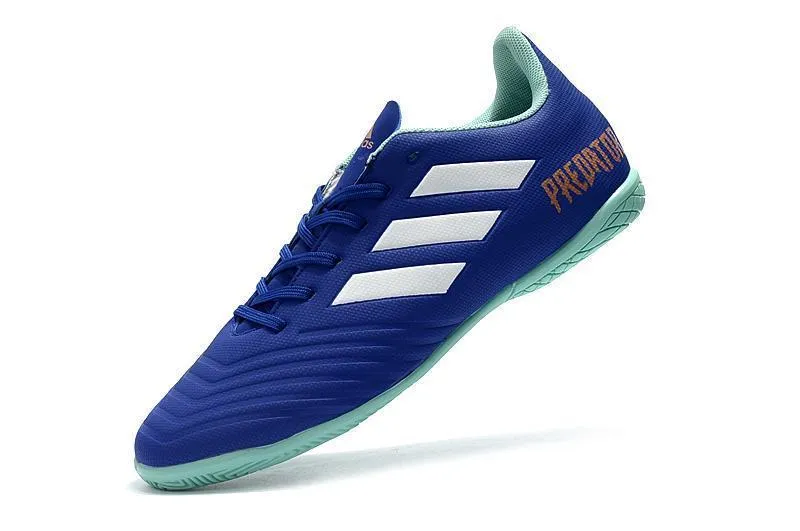 New Adidas Predator Tango 18.3 TF Soccer Cleats Shoes Blue White Orange Skyblue Coach Ready