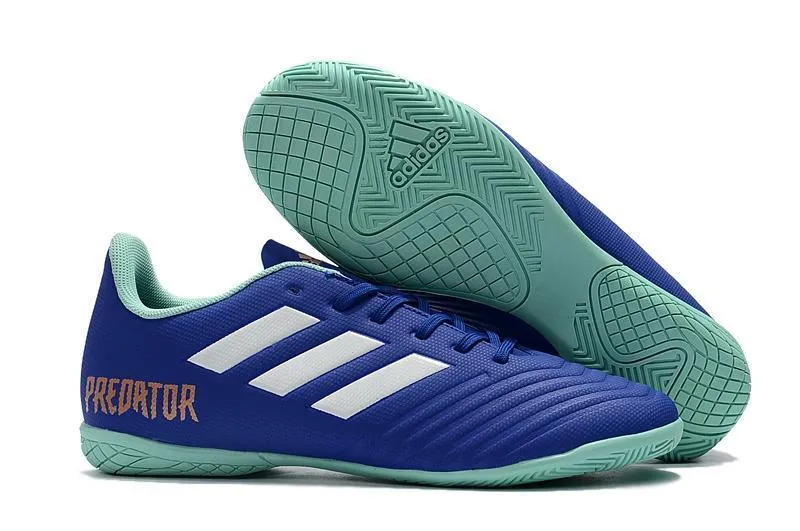 New Adidas Predator Tango 18.3 TF Soccer Cleats Shoes Blue White Orange Skyblue Speed Traction Balanced Fit