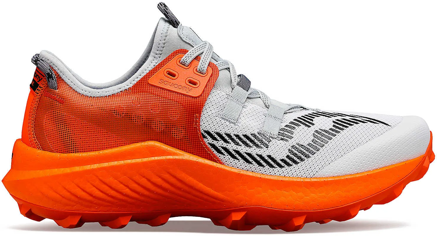 Saucony Endorphin Rift Mens Trail Running Shoes - Grey road - friendly