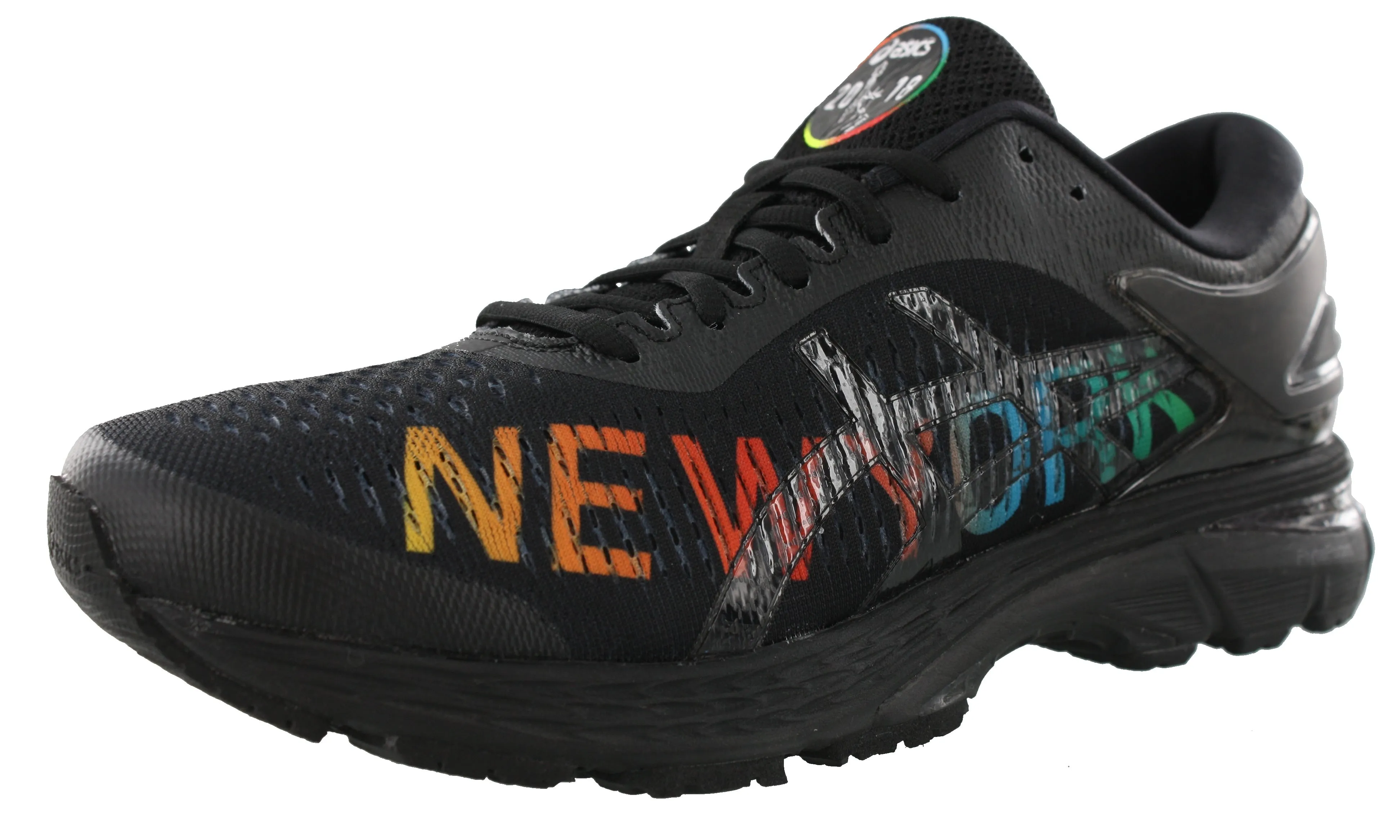 ASICS Men's Kayano 25 NYC Marathon Wide Toe Box Running Shoes Ankle Support