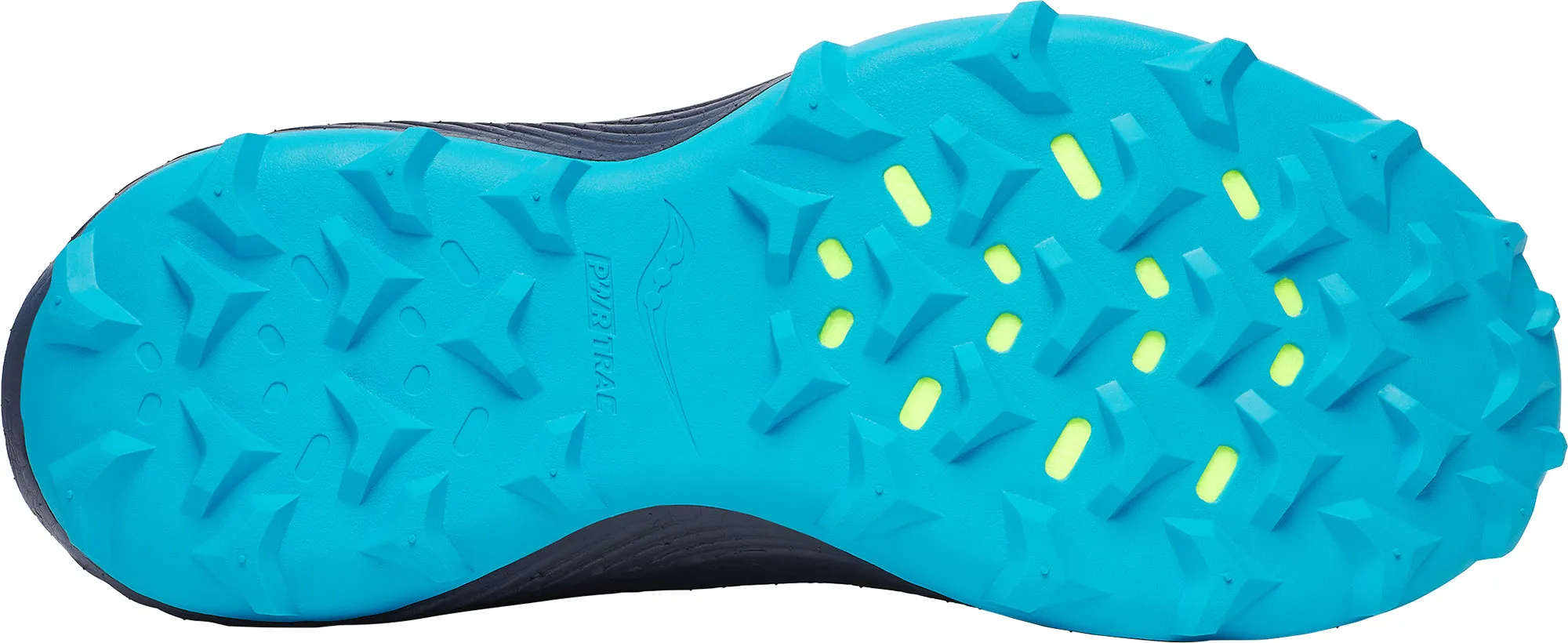 Ortholite Sockliner Anatomical Toe Box Saucony Endorphin Rift Mens Trail Running Shoes - Navy