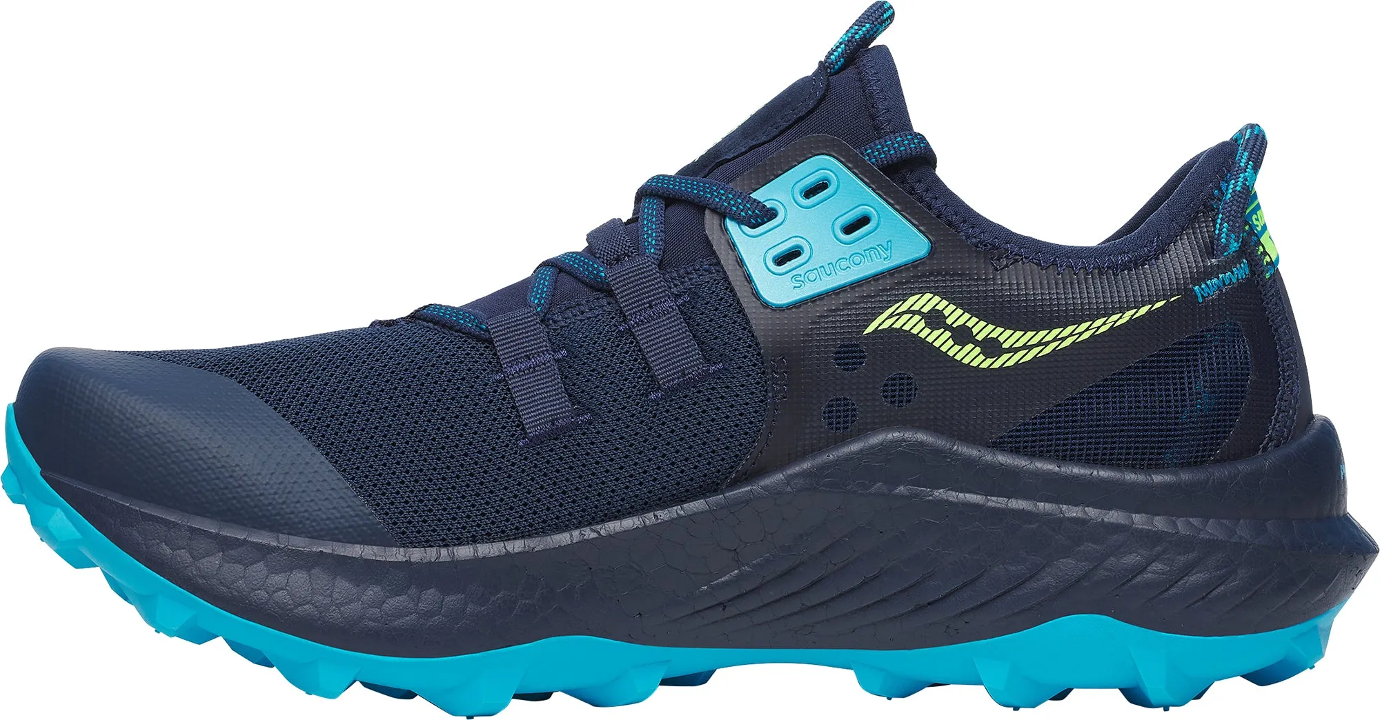 Saucony Endorphin Rift Mens Trail Running Shoes - Navy Comfort Design Anti - friction