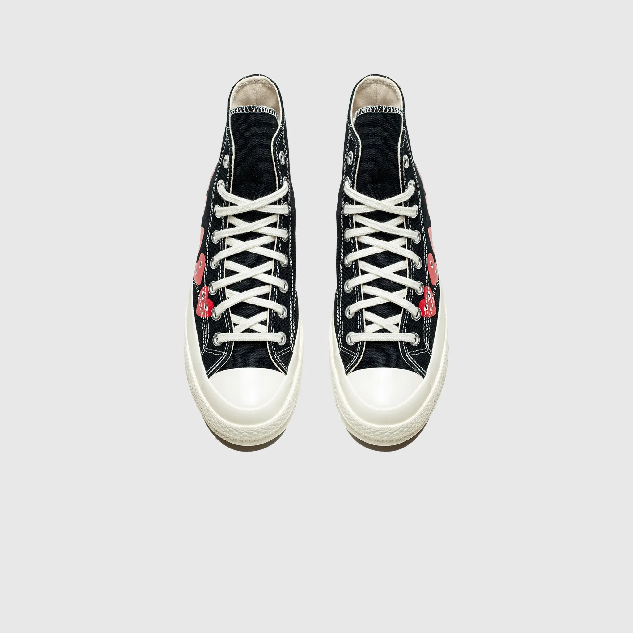 Court Grip Lightweight Form Rainy Day CHUCK TAYLOR ALL-STAR '70 HIGH "BLACK/RED MULTI HEART"