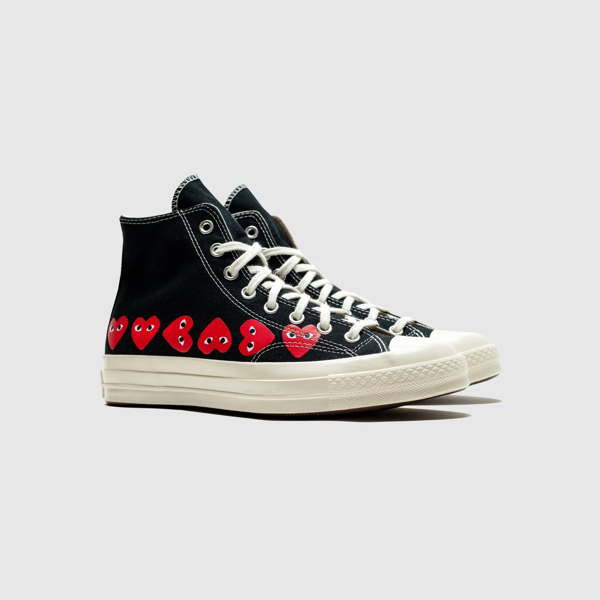 Fast pace CHUCK TAYLOR ALL-STAR '70 HIGH "BLACK/RED MULTI HEART"