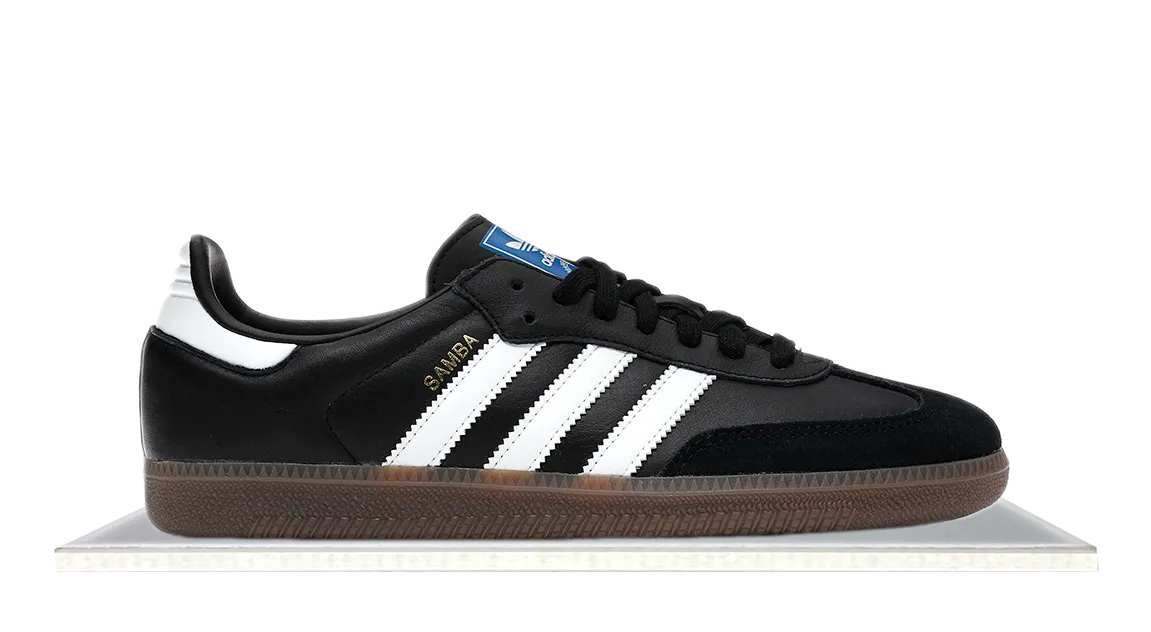 adidas Samba OG Black White Gum Flat Design All Day Wear
