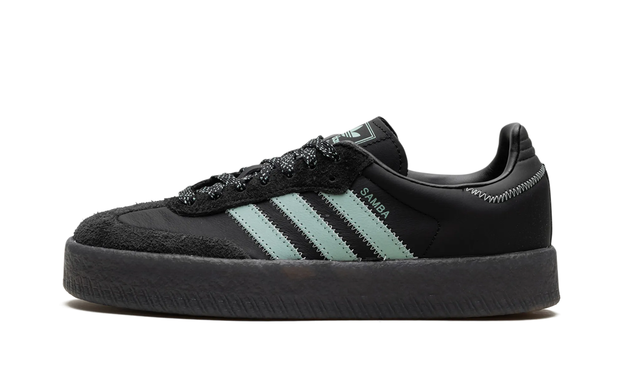Sambae WMNS "Core Black Haze Green" Cushioned Upper Wear Anytime