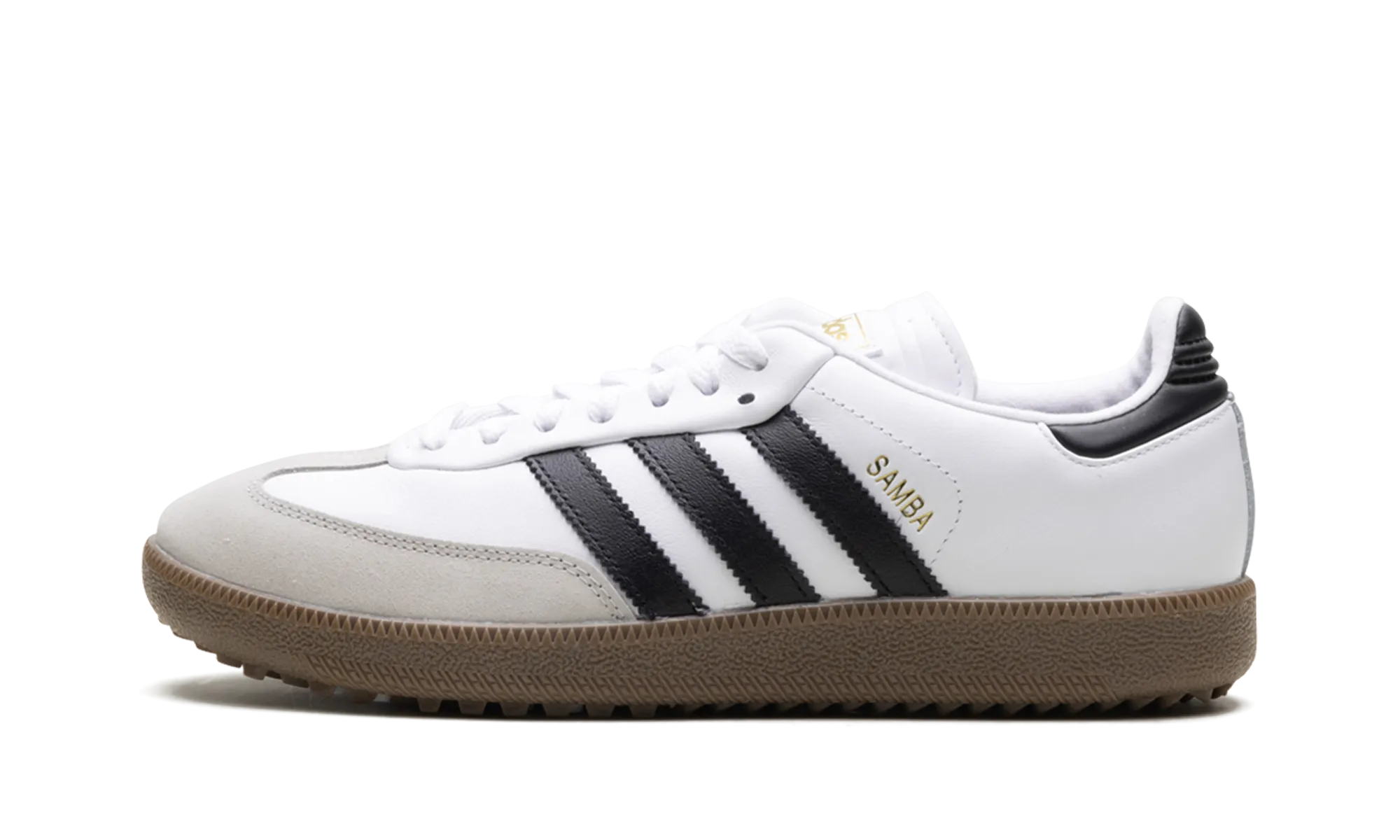 Soft Touch Samba Spikeless Golf "White Black Gum"