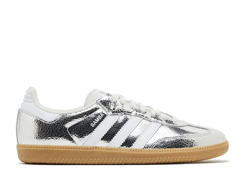 Adidas Samba OG Silver Metallic Cracked Leather outfit pairing Spin Step