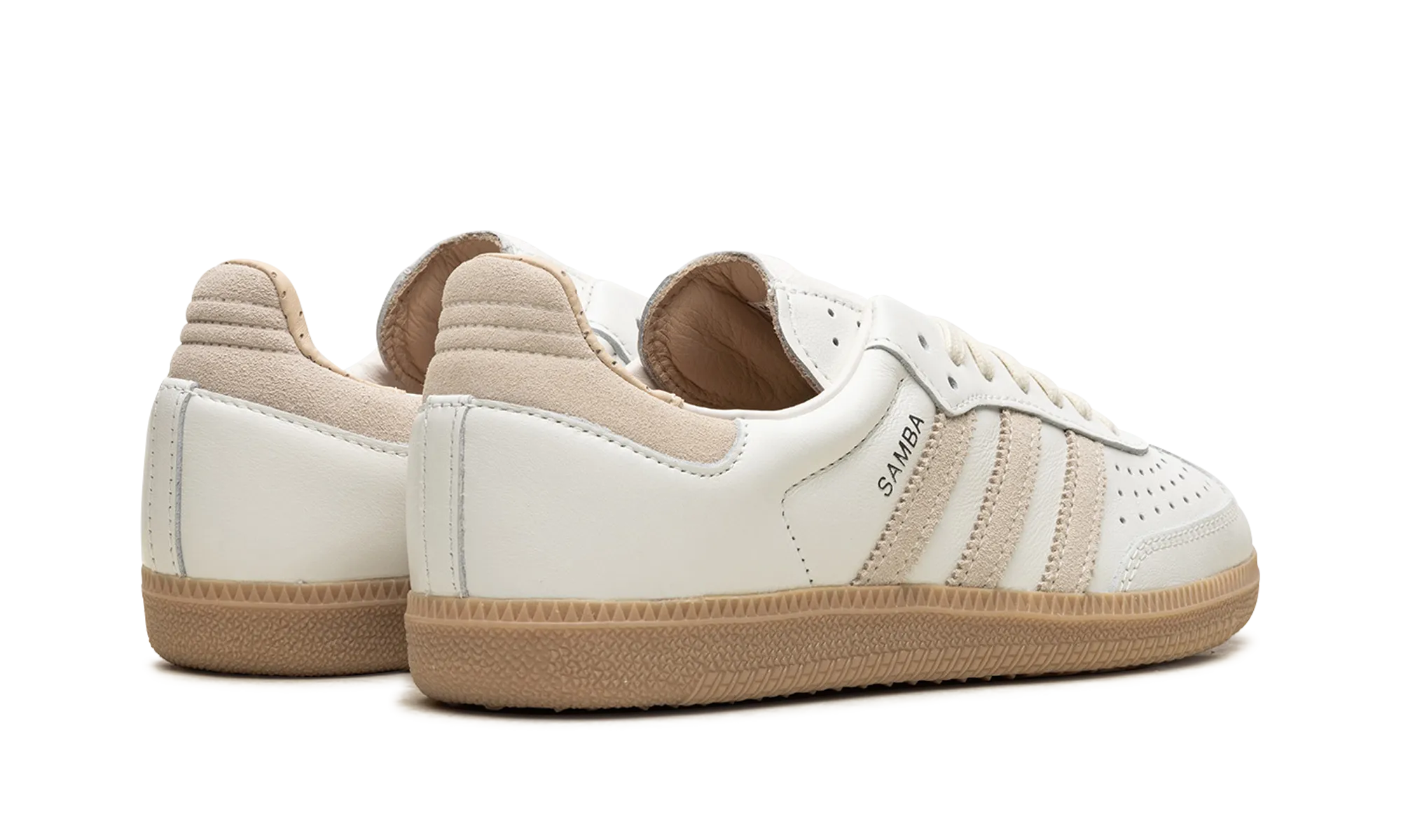 Samba OG "White Magic Beige Gum" loafers Abrasion Resistant Toe Cap