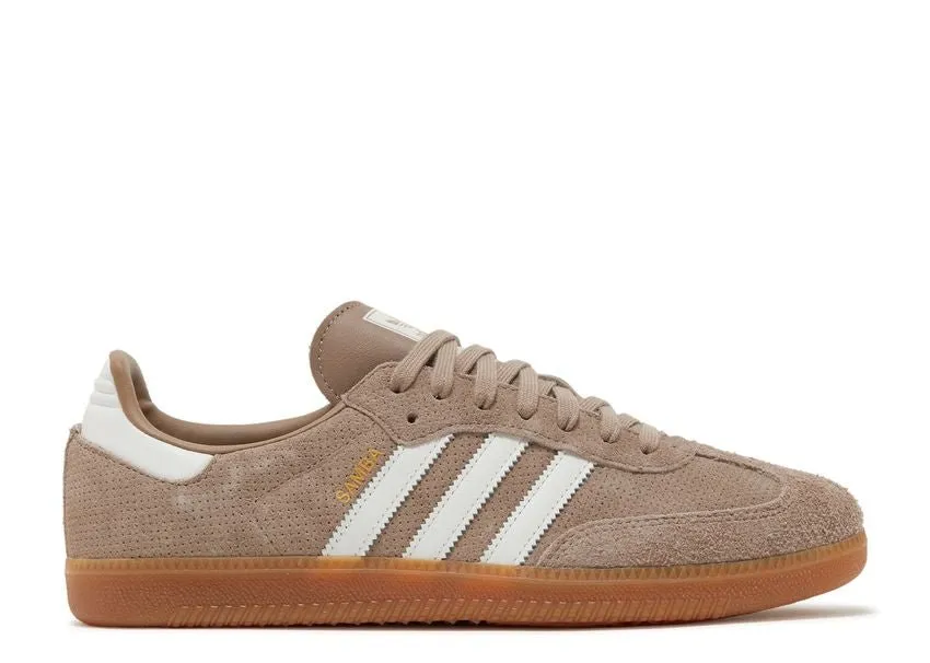 Adidas Samba OG Chalky Brown Gum Wide Toe Box Design